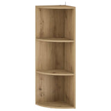 Corner Shelf 3-Tier 41.5 x 41.5 x 107.5 cm Engineered Wood 8016349