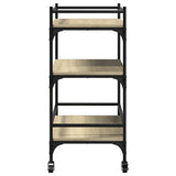 Kitchen Trolley Sonoma Oak 65x40x86.5 cm Engineered Wood 842397