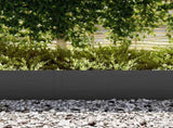 Lawn Edging 10 pcs Black 100 x 0.05 x 30 cm Cold Rolled Steel 865967