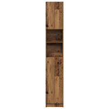 Bathroom Cabinet Old Wood 32x25.5x190 cm Engineered Wood 856048
