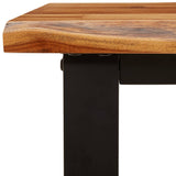 3 Piece Dining Set with Live Edge Solid Wood Acacia 3157524