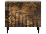 Bedside Cabinet Smoked Oak 43 x 34.5 x 50 cm Engineered Wood 894805