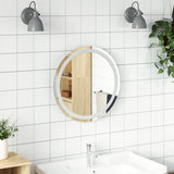 LED Bathroom Mirror Transparent 50 cm Tempered Glass 42045846