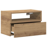 Wall-mounted Bedside Cabinets 2 pcs Artisan Oak 45x26x28.5 cm 858613