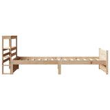 Bed Frame with Headboard without Mattress 100x200 cm 3306017