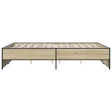 Bed Frame without Mattress Sonoma Oak 160x200 cm 3279878