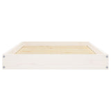 Dog Bed White 91.5x64x9 cm Solid Wood Pine 820862