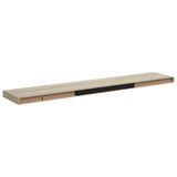 323883 Floating Wall Shelf Oak 120x23,5x3,8 cm MDF