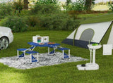Camping Portable Handwash Sink w/ Towel Holder & Soap Dispenser Rolling Wheels Outdoor Drainage T3398P348688