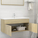 ZNTS Sink Cabinet with Built-in Basin Sonoma Oak Engineered Wood 3070850