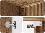 Wall-mounted Bathroom Cabinet Old Wood 33 x 34.5 x 160 cm 890650
