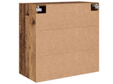 Wall-Mounted Cabinet 2 pcs Old Wood 69.5 x 34 x 90 cm 3394530