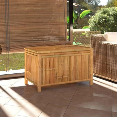 Garden Storage Box 90x52x55cm Bamboo 319875