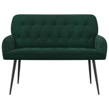 2 Seater Sofa with Metal Legs 2-Seater Dark Green Velvet 42051019