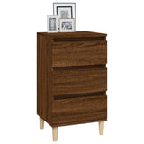 ZNTS Bedside Cabinet Brown Oak 40x35x70 cm Engineered Wood 819667