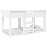 Bunk Bed for Kids White 75 x 190 cm Engineered Wood 3410387