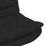Swivel Chair Black 63 x 75 x 76 cm Fabric 42007352
