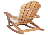 Garden Adirondack Rocking Chair Natural 100% Polyester 42041359