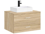 Bathroom Wash Basin Matte Black 39 x 30.5 x 12.5 cm Metal 890221