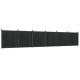 Fence Panel Grey 1045x186 cm WPC 3282794