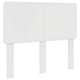 Bed Frame with Headboard White 120 x 190 cm Engineered Wood 3412810