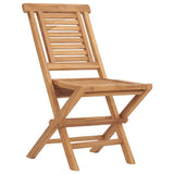 Folding Garden Chair Set of 2 Teak Solid teak wood Standard 362755