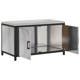 Kitchen Storage HATTEM Silver 90 x 50 x 53 cm Steel 875000