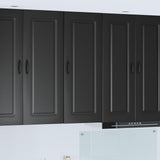 Dishwasher Panel Kalmar Black 40 x 31 x 100 cm Engineered Wood 884765
