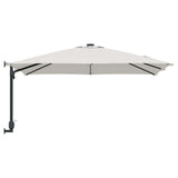 Garden Parasol Sand 248.5 x 247.5 x 160 cm Polyester and Steel 42003235