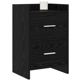 Bedside Tables 2 pcs Black Oak 40 x 30 x 60 cm Engineered Wood 8010966