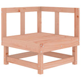 Corner Sofa with Cushions Solid Wood Douglas 825427