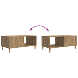 Coffee Table Artisan Oak 90 x 50 x 40 cm Engineered Wood 895194