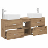 Bathroom Cabinet Set 3 pcs Artisan Oak 53 x 34.5 x 63 cm 3405858