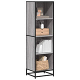 Book Cabinet Grey Sonoma 40x35x139 cm Engineered Wood 849127