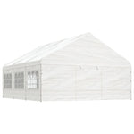 Gazebo with Roof White 6.69x5.88x3.75 m Polyethylene 3155495