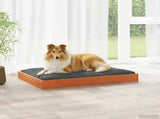 Dog Bed Wax Brown 92 x 64 x 9 cm Solid Pine Wood 867646
