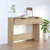 Console Table Sonoma Oak 90x36x75 cm Engineered Wood 811334