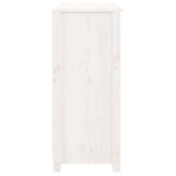 Sideboard White 70x35x80 cm Solid Wood Pine 813720