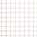 Chicken Wire Fence Steel with PVC Coating 25x1.5 m Red 143678