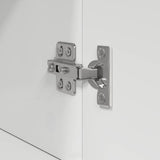 Bathroom Cabinet Set TULUM High Gloss White 37 x 31.5 x 82 cm 880345