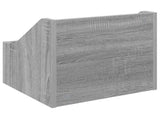 LP Record Box 2 pcs Grey Sonoma 37 x 33 x 32 cm Engineered Wood 8012773