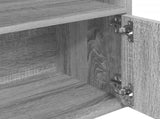 Bookcase Grey Sonoma 31x24x127 cm Engineered Wood 860351