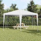 Party Tent White 400 x 400 x 266 cm Polyethylene and Steel 42003421