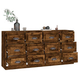 Sideboards 2 pcs Smoked Oak Engineered Wood 3185284
