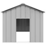 Dog House with Roof 114x202x101 cm Galvanised Steel 4100922