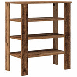 Shoe Rack Old Wood 61x32x70 cm Engineered Wood 859849