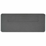 Upholstered Headboard Brown and Light Grey 200 cm 880103