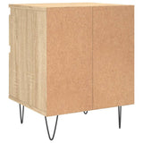 Bedside Cabinet Sonoma Oak 40x35x50 cm Engineered Wood 830674