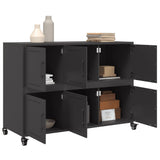 Sideboard Black 100.5x39x72 cm Steel 846740