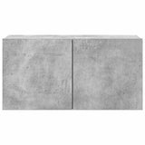 7 Piece TV Cabinet Set Concrete Grey Engineered Wood 3114505
